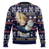 Hooktab Vegeta Super Saiyan Dragon Ball Z Ugly Christmas Sweater