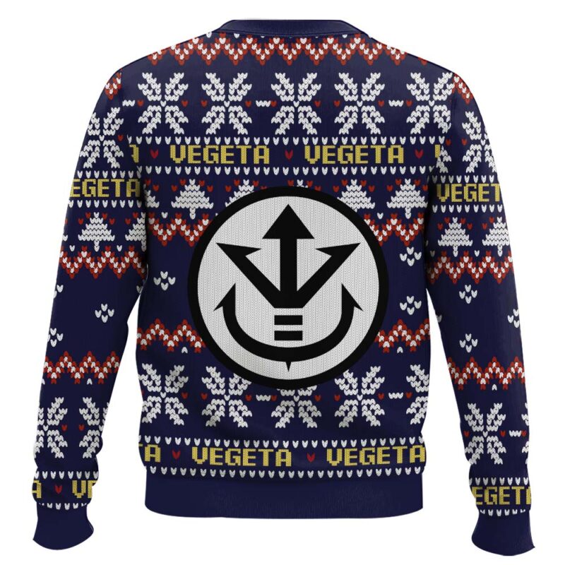 Hooktab Vegeta Super Saiyan Dragon Ball Z Ugly Christmas Sweater Hooktab Vegeta Super Saiyan Dragon Ball Z Ugly Christmas Sweater