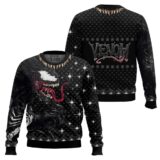 Hooktab Venom King In Black Marvel Ugly Christmas Sweater