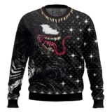 Hooktab Venom King In Black Marvel Ugly Christmas Sweater
