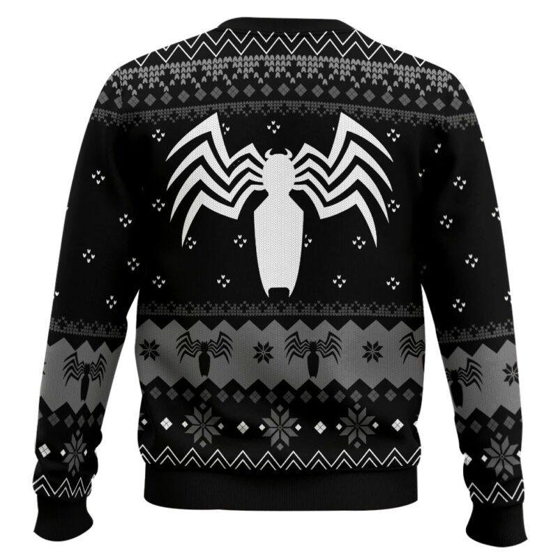 Hooktab Venom Marvel Comics Ugly Christmas Sweater Hooktab Venom Marvel Comics Ugly Christmas Sweater