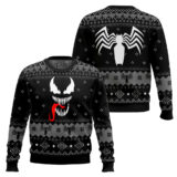 Hooktab Venom Marvel Comics Ugly Christmas Sweater