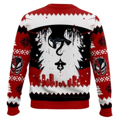 Hooktab Venom X Spiderman Last Dance Ugly Christmas Sweater