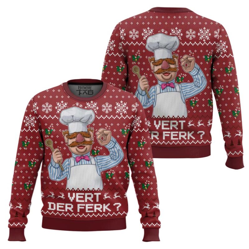 Hooktab Vert Der Ferk The Muppet Show Ugly Christmas Sweater Hooktab Vert Der Ferk The Muppet Show Ugly Christmas Sweater