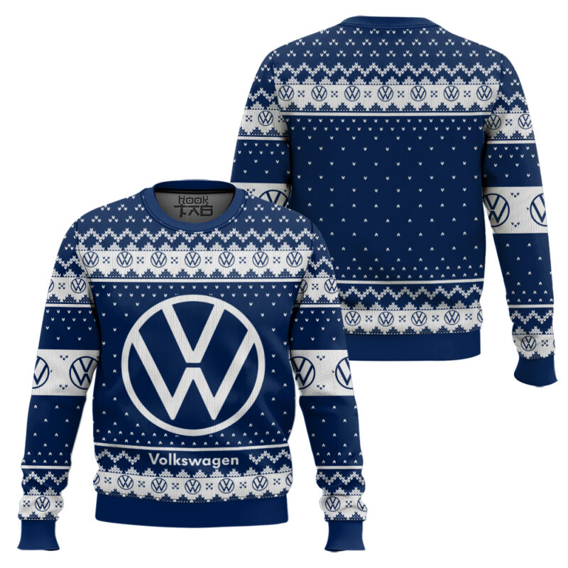 Hooktab Volkswagen Ugly Christmas Sweater Hooktab Volkswagen Ugly Christmas Sweater