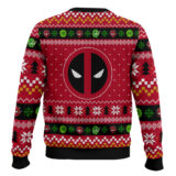 Hooktab Wade And Logan Deadpool & Wolverine Ugly Christmas Sweater
