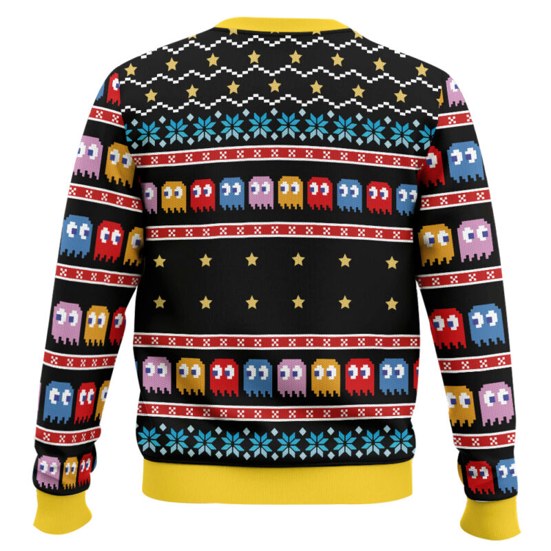 Hooktab Waka Waka Pac Man Ugly Christmas Sweater Hooktab Waka Waka Pac Man Ugly Christmas Sweater