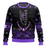 Hooktab Wakanda Forever! Black Panther Ugly Christmas Sweater