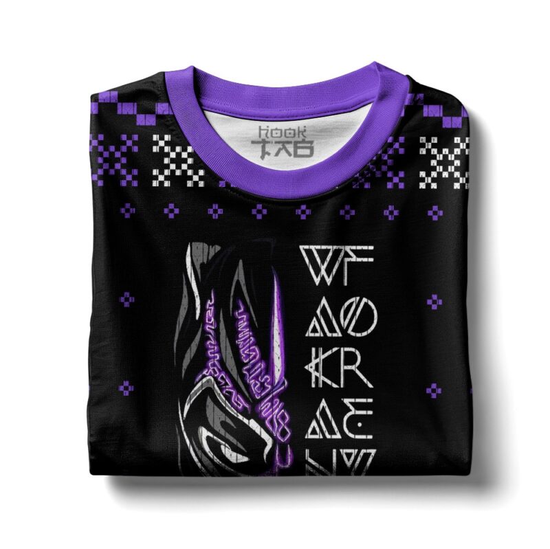 Hooktab Wakanda Forever! Black Panther Ugly Christmas Sweater Hooktab Wakanda Forever! Black Panther Ugly Christmas Sweater
