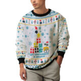 Hooktab Wall-E Gift Containment In Process Ugly Christmas Sweater