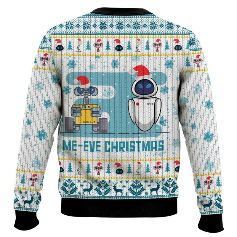 Hooktab Wall-E Gift Containment In Process Ugly Christmas Sweater Hooktab Wall-E Gift Containment In Process Ugly Christmas Sweater