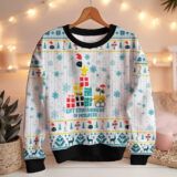 Hooktab Wall-E Gift Containment In Process Ugly Christmas Sweater