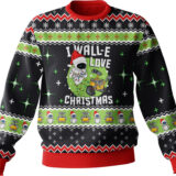 Hooktab Wall-E Love Christmas Ugly Christmas Sweater
