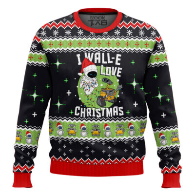 Hooktab Wall-E Love Christmas Ugly Christmas Sweater