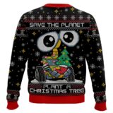 Hooktab Wall-e Save The Planet Plant A Christmas Tree Ugly Christmas Sweater