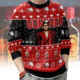 Hooktab Walter Hahn Gunther WWE Ugly Christmas Sweater
