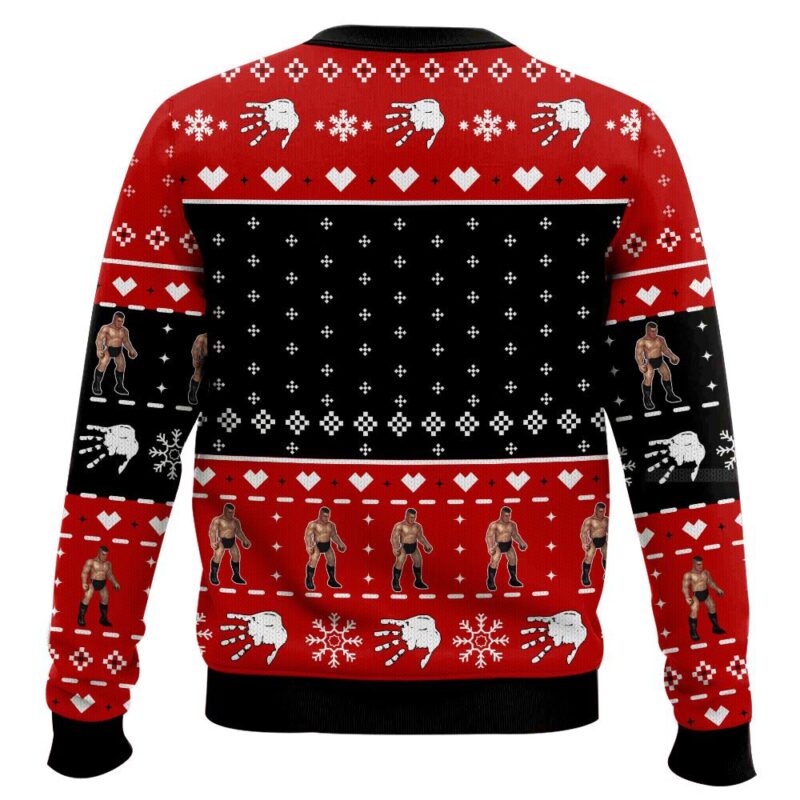 Hooktab Walter Hahn Gunther WWE Ugly Christmas Sweater Hooktab Walter Hahn Gunther WWE Ugly Christmas Sweater