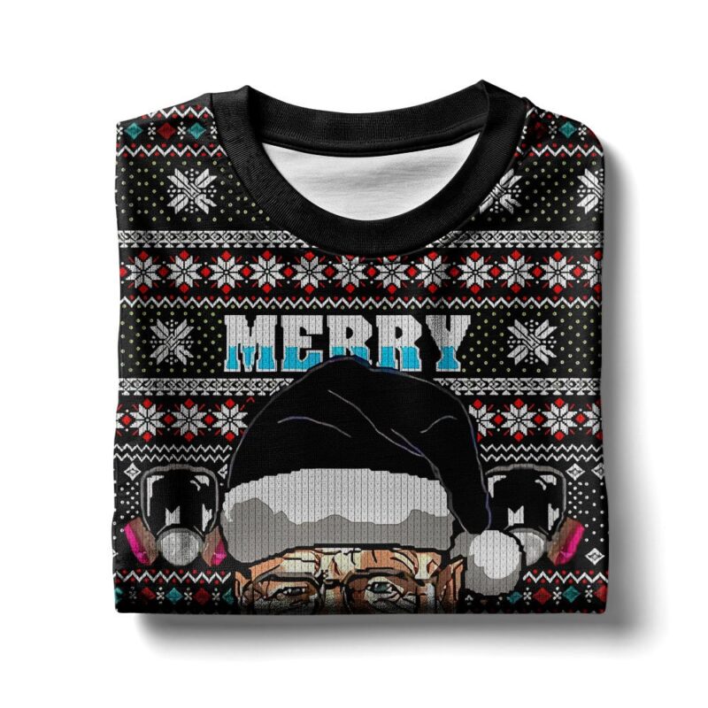 Hooktab Walter White Merry Crystmeth Breaking Bad Ugly Christmas Sweater Hooktab Walter White Merry Crystmeth Breaking Bad Ugly Christmas Sweater