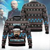 Hooktab Walter White Merry Crystmeth Breaking Bad Ugly Christmas Sweater