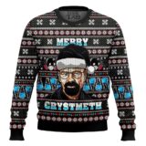 Hooktab Walter White Merry Crystmeth Breaking Bad Ugly Christmas Sweater