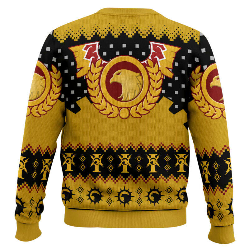Hooktab Warhammer 40k Adeptus Custodes Ugly Christmas Sweater Hooktab Warhammer 40k Adeptus Custodes Ugly Christmas Sweater