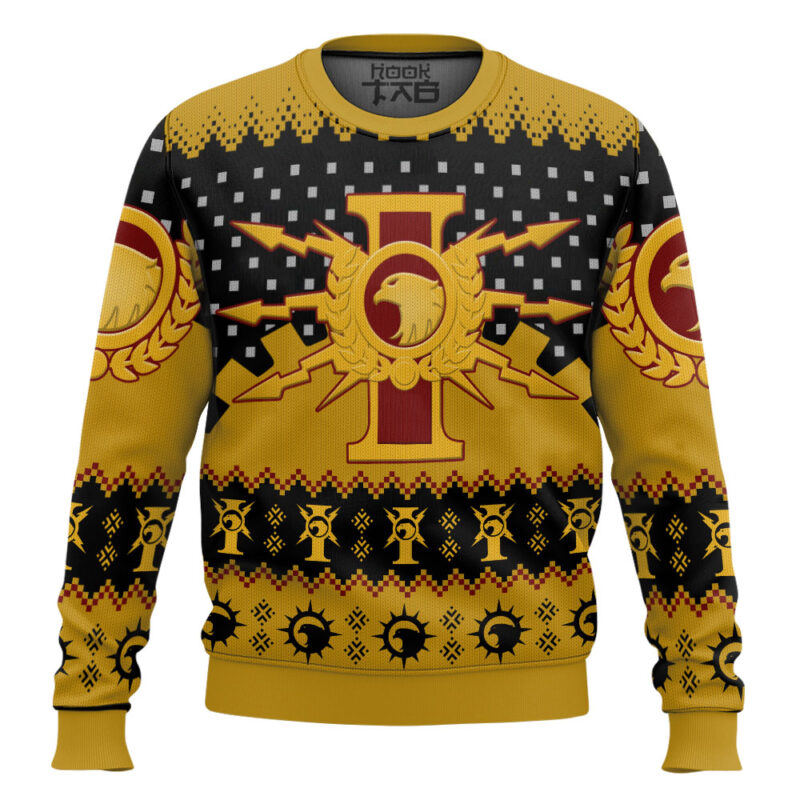 Hooktab Warhammer 40k Adeptus Custodes Ugly Christmas Sweater