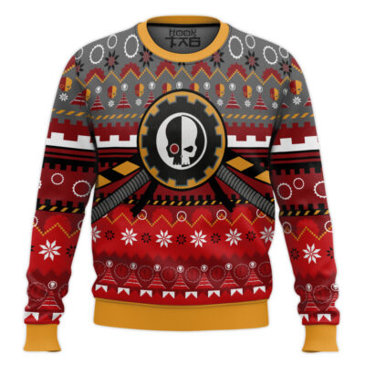 Hooktab Warhammer 40k AdMech Ugly Christmas Sweater