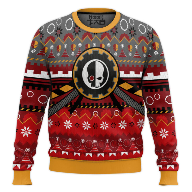Hooktab Warhammer 40k AdMech Ugly Christmas Sweater
