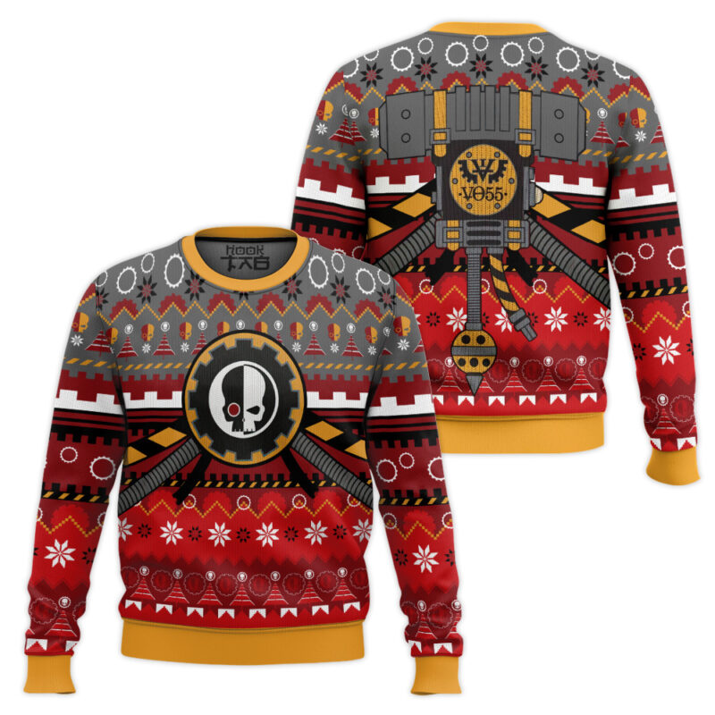 Hooktab Warhammer 40k AdMech Ugly Christmas Sweater Hooktab Warhammer 40k AdMech Ugly Christmas Sweater
