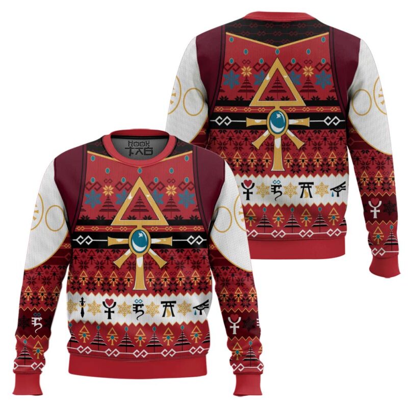 Hooktab Warhammer 40k Aeldari Advent Attire Ugly Christmas Sweater Hooktab Warhammer 40k Aeldari Advent Attire Ugly Christmas Sweater