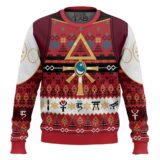 Hooktab Warhammer 40k Aeldari Advent Attire Ugly Christmas Sweater