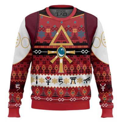 Hooktab Warhammer 40k Aeldari Advent Attire Ugly Christmas Sweater