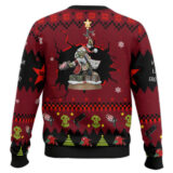 Hooktab Warhammer 40k Armed And Dangerous Red Gobbo Ugly Christmas Sweater