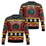 Hooktab Warhammer 40k Chaos Space Marine World Eaters Ugly Christmas Sweater