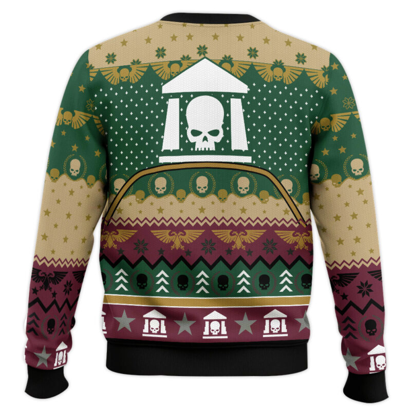 Hooktab Warhammer 40k Command the Holidays Astra Militarum Ugly Christmas Sweater Hooktab Warhammer 40k Command the Holidays Astra Militarum Ugly Christmas Sweater
