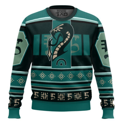 Hooktab Warhammer 40k Drukhari Kabal Of The Poisoned Tongue Ugly Christmas Sweater