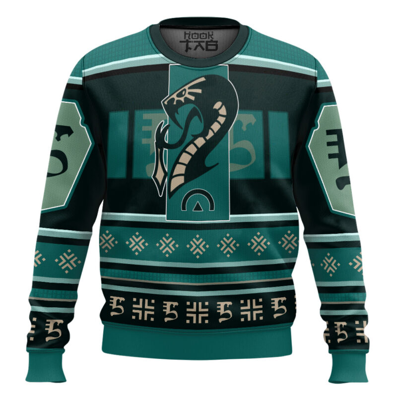 Hooktab Warhammer 40k Drukhari Kabal Of The Poisoned Tongue Ugly Christmas Sweater