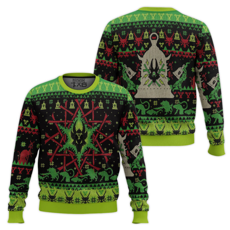 Hooktab Warhammer 40k Gnawty Or Nice Skaven Ugly Christmas Sweater Hooktab Warhammer 40k Gnawty Or Nice Skaven Ugly Christmas Sweater