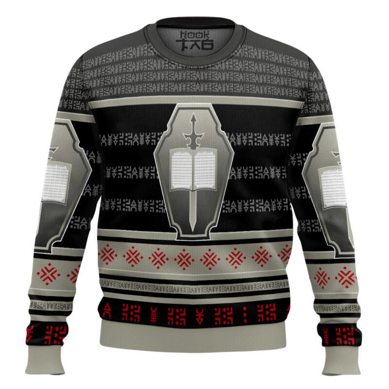 Hooktab Warhammer 40k Grey Knights Ugly Christmas Sweater