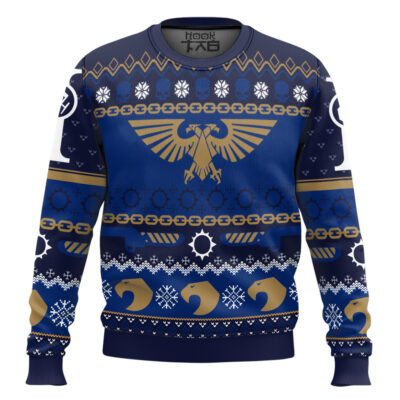 Hooktab Warhammer 40k Icy Imperium Ugly Christmas Sweater