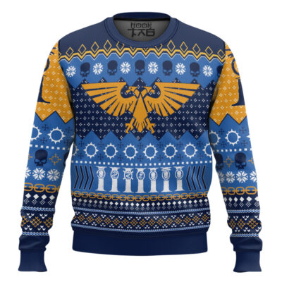 Hooktab Warhammer 40k Imperial Aquila Ugly Christmas Sweater