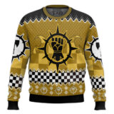 Hooktab Warhammer 40k Imperial Fists Ugly Christmas Sweater