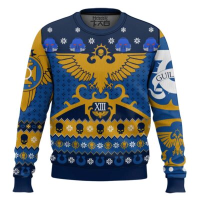 Hooktab Warhammer 40k Imperial Tidings Ugly Christmas Sweater