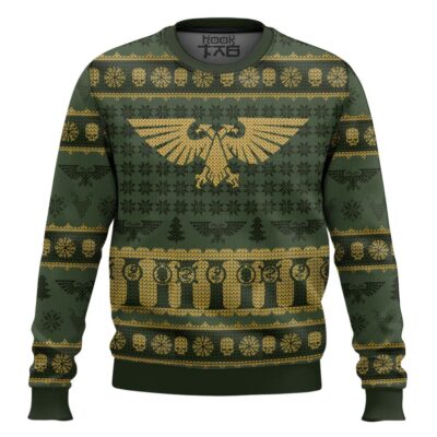 Hooktab Warhammer 40k Imperium Ugly Christmas Sweater