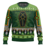 Hooktab Warhammer 40k Nefarious Necron Ugly Christmas Sweater