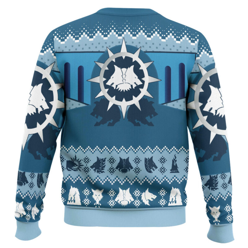 Hooktab Warhammer 40k Space Wolves Ugly Christmas Sweater Hooktab Warhammer 40k Space Wolves Ugly Christmas Sweater
