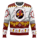 Hooktab Warhammer 40k White Scars Ugly Christmas Sweater