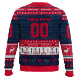 Hooktab Washington Capitals - Custom Name And Number Ugly Sweater