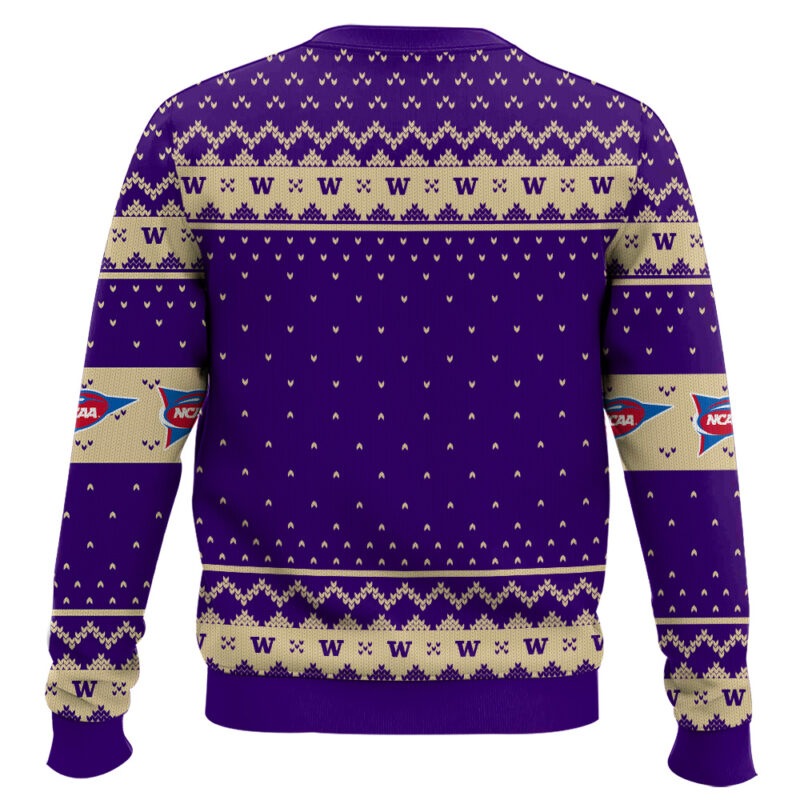 Hooktab Washington Huskies - Custom Name And Number Ugly Christmas Sweater Hooktab Washington Huskies - Custom Name And Number Ugly Christmas Sweater