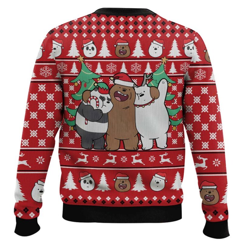 Hooktab We Bare Bears Ugly Christmas Sweater Hooktab We Bare Bears Ugly Christmas Sweater